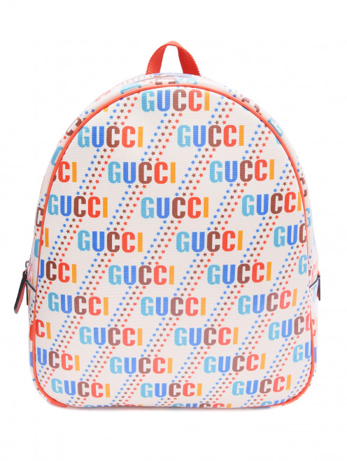 Рюкзак с логотипичным узором Gucci - Общий вид