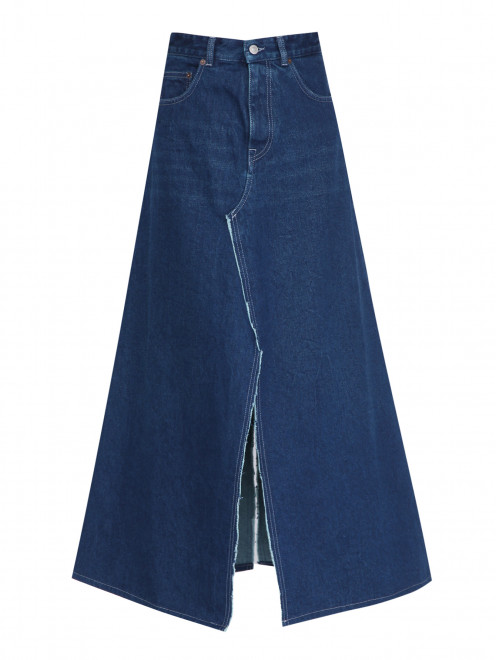 Джинсовая юбка с разрезом MM6 - Общий вид