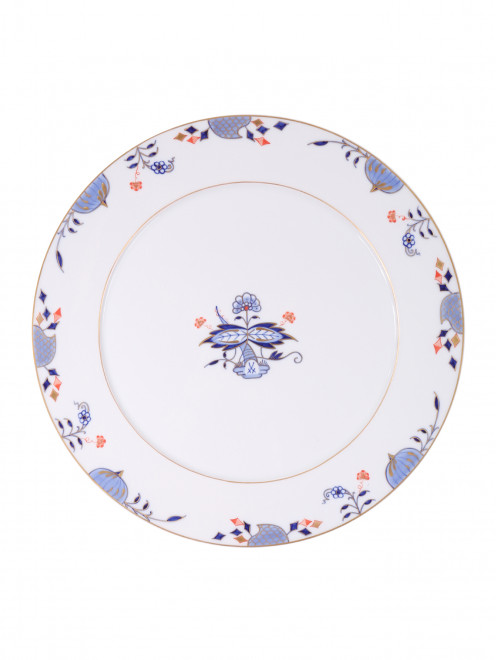 Набор из 6 сервировочных тарелок с узором Meissen - Общий вид