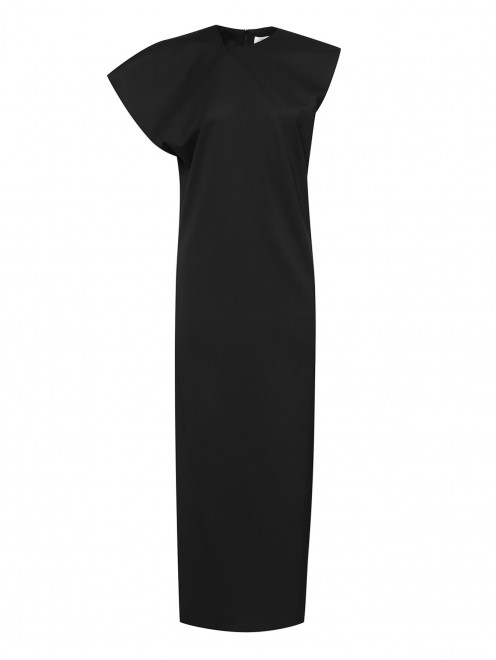 Платье из шерсти ассиметричного кроя Sportmax - Общий вид