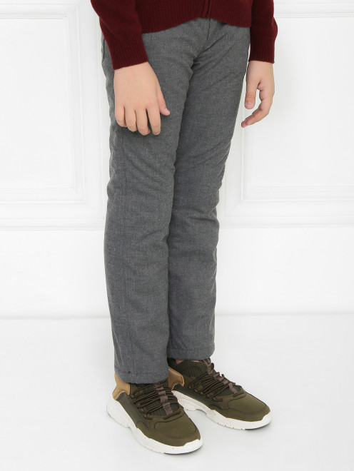 Утепленные брюки на резинке Il Gufo - МодельВерхНиз
