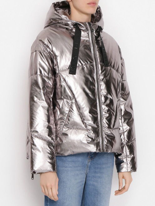 Стеганая куртка с эффектом "металлик" DEHA - МодельВерхНиз