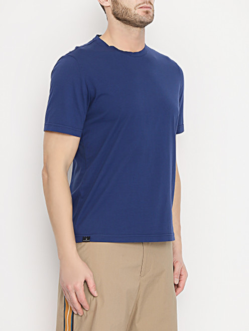Базовая футболка из хлопка Capobianco - МодельВерхНиз