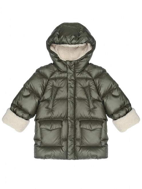 Пуховое пальто с капюшоном Il Gufo - Общий вид