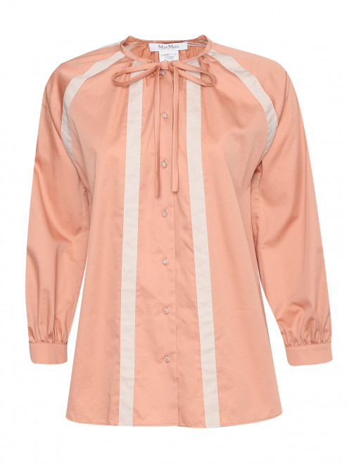 Блуза из хлопка свободного кроя Max Mara - Общий вид