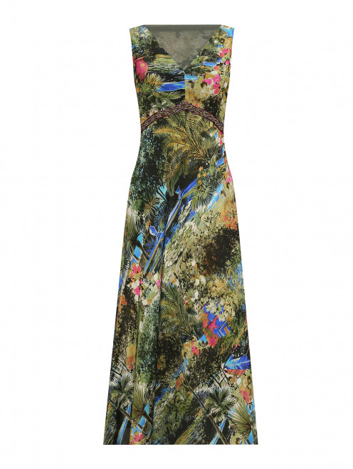 Платье из шелка с узором Max Mara - Общий вид
