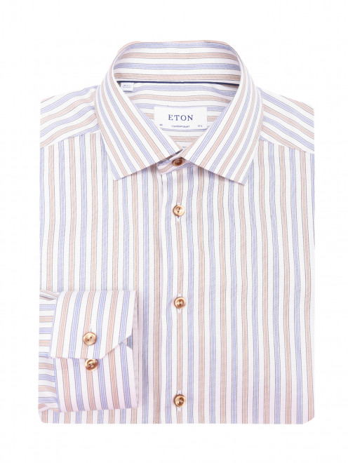 Рубашка из хлопка с узором "полоска" Eton - Общий вид
