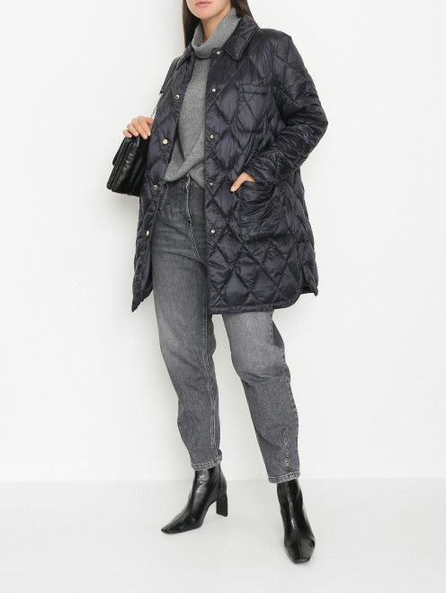 Стеганая куртка с накладными карманами Marina Rinaldi - МодельОбщийВид