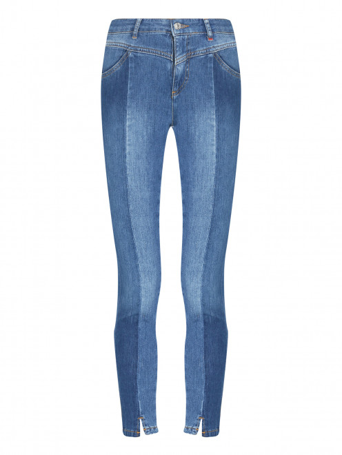 Комбинированные джинсы зауженного кроя Max&Co - Общий вид