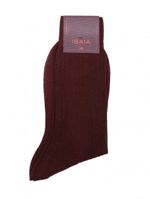 Носки из хлопка с принтом Isaia - Общий вид