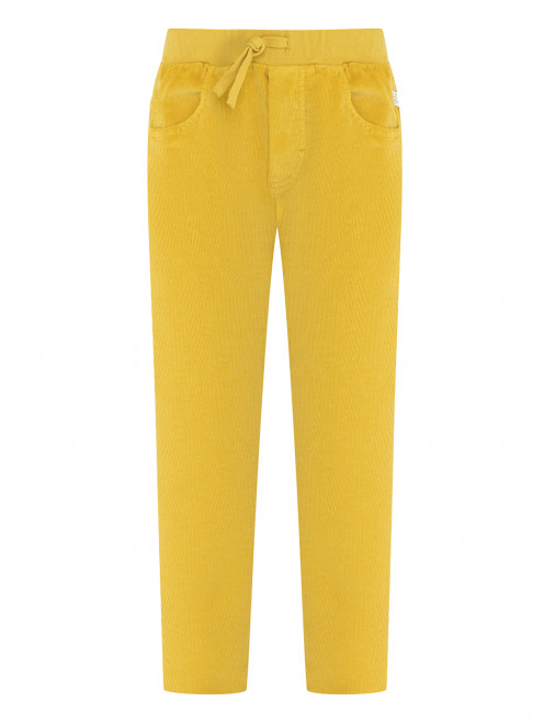 Вельветовые брюки с завязками Il Gufo - Общий вид