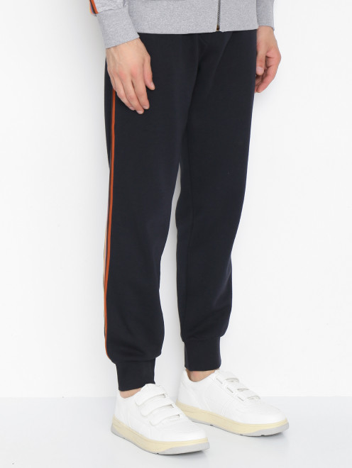 Трикотажные брюки из шерсти с карманами Paul Smith - МодельВерхНиз