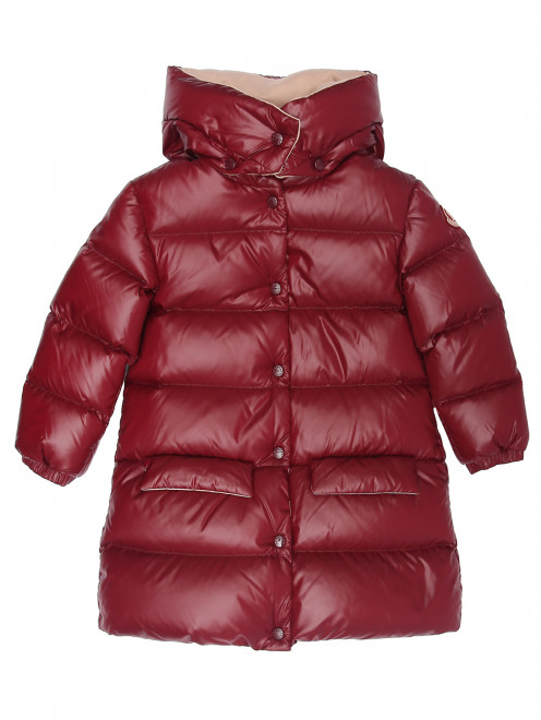 Пуховое стеганое пальто Moncler - Общий вид
