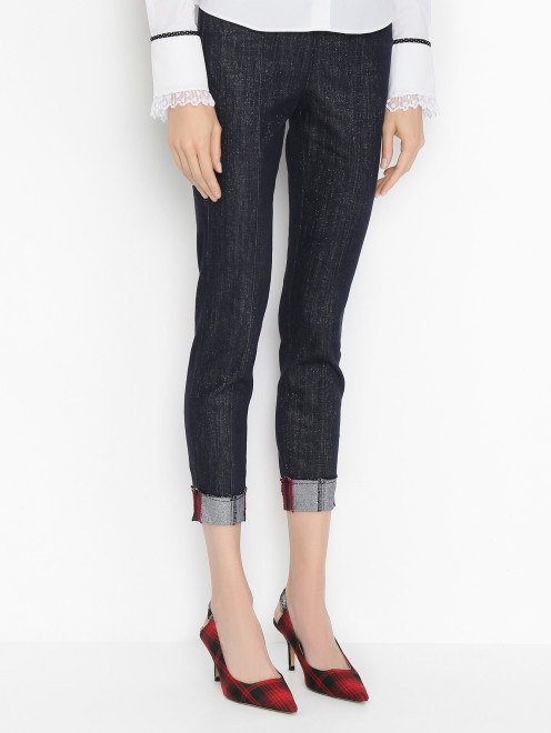 Укороченные джинсы из смешанного хлопка Max&Co - МодельВерхНиз