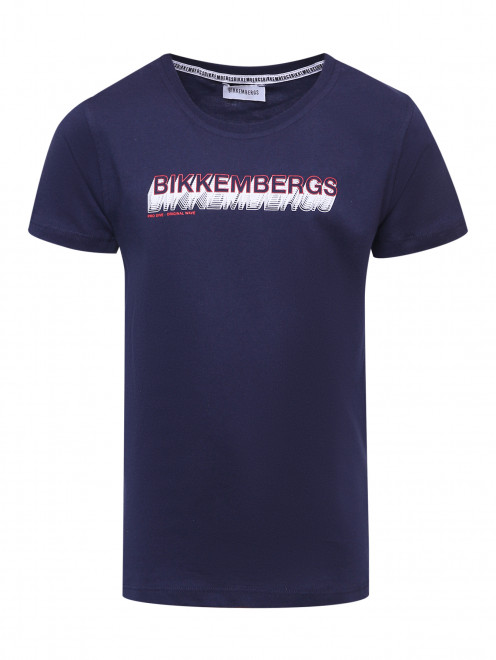 Трикотажная футболка с принтом Bikkembergs - Общий вид