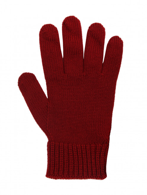 Шерстяные перчатки с логотипом Emporio Armani - Обтравка1