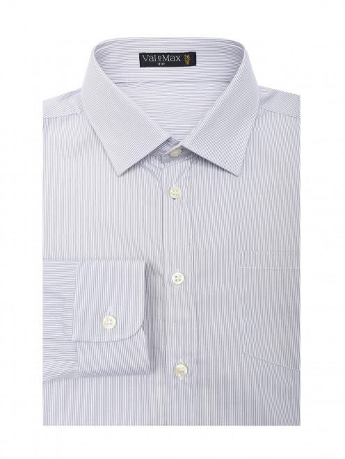 Рубашка из хлопка с узором полоска Val Max - Общий вид