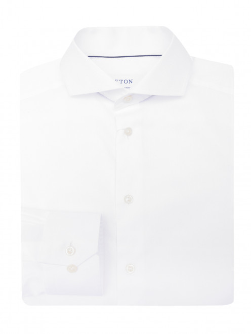 Рубашка из хлопка прямого кроя Eton - Общий вид