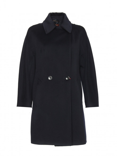 Пальто из шерсти с карманами Max Mara - Общий вид