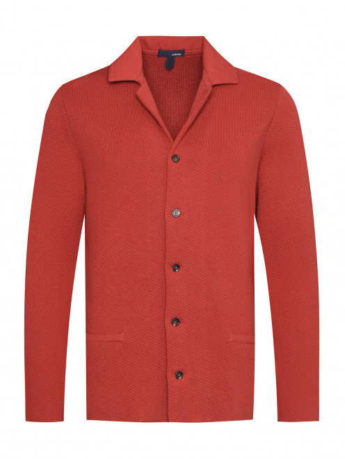 Трикотажный пиджак из хлопка LARDINI - Общий вид