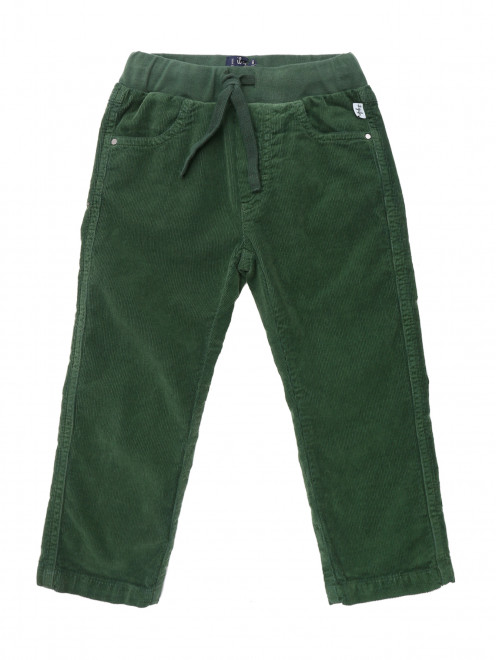 Вельветовые прямые брюки Il Gufo - Общий вид