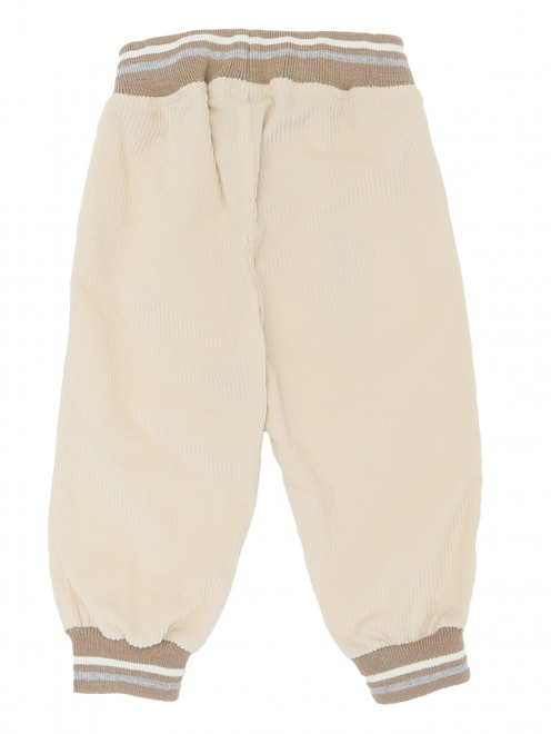 Вельветовые брюки на резинке  Aletta - Обтравка1