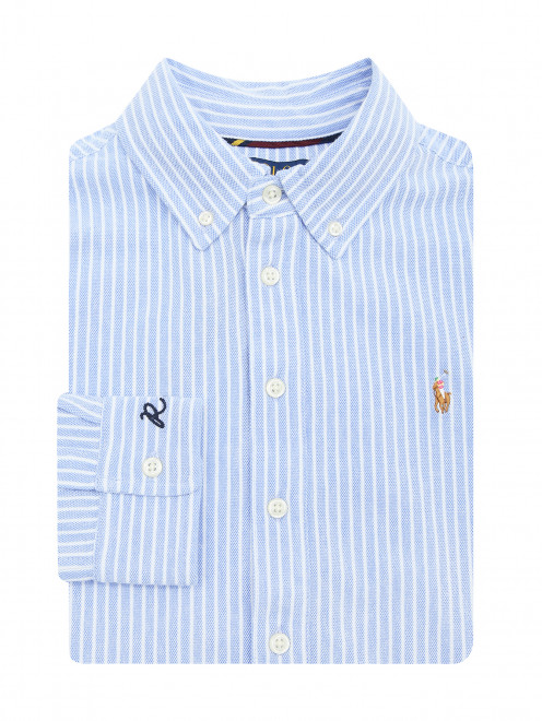 Рубашка с узором из хлопка Ralph Lauren - Общий вид