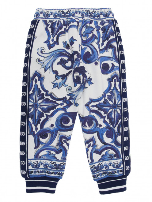 Трикотажные брюки на резинке Dolce & Gabbana - Обтравка1