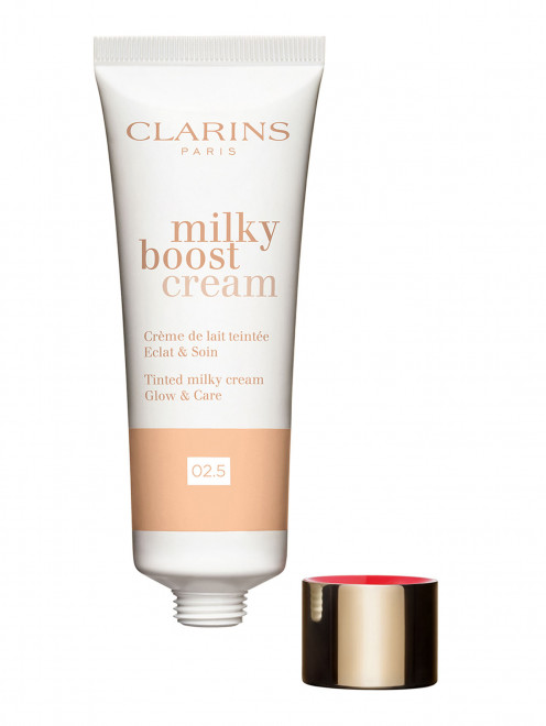  Тональный крем с эффектом сияния  02.5 Milky Boost Cream Clarins - Обтравка2