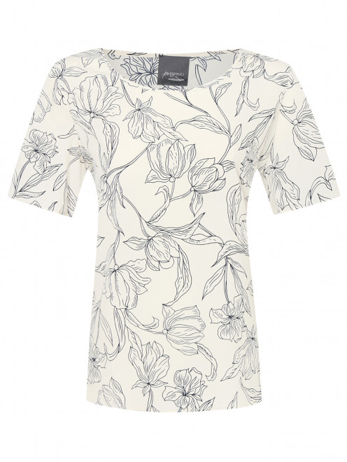 Блуза с цветочным узором Persona by Marina Rinaldi - Общий вид