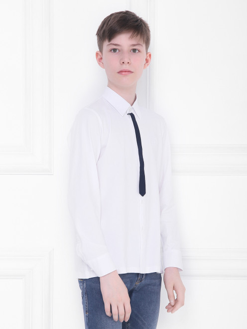 Рубашка с имитацией галстука Aletta Couture - МодельВерхНиз