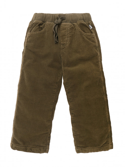 Вельветовые утепленные брюки Il Gufo - Общий вид