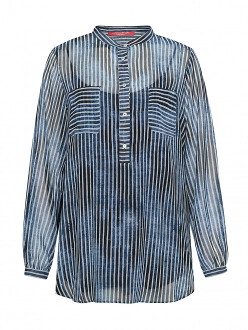 Блуза свободного кроя с узором Marina Rinaldi - Общий вид